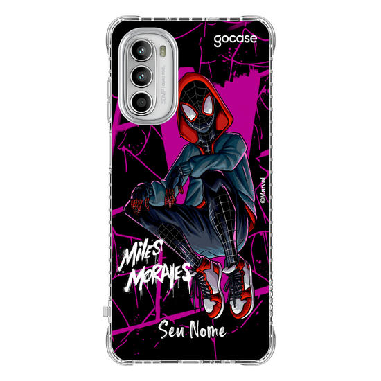 Capinha para celular Homem Aranha - Miles Morales Black
