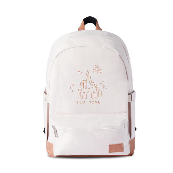 Mochila Notebook Casual Creme - Castle