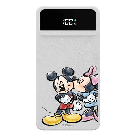 Carregador Portátil Turbo 10000mah - Disney - Mickey & Amigos - Lovers Mickey & Minnie