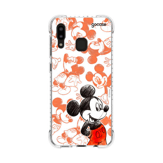 Capinha para celular Mickey & Amigos - Mickey Sketch Pattern