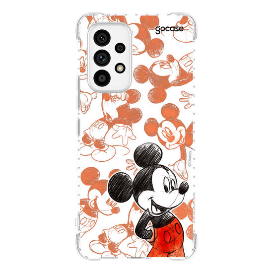 Capinha para celular Mickey & Amigos - Mickey Sketch Pattern