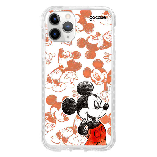 Capinha para celular Mickey & Amigos - Mickey Sketch Pattern