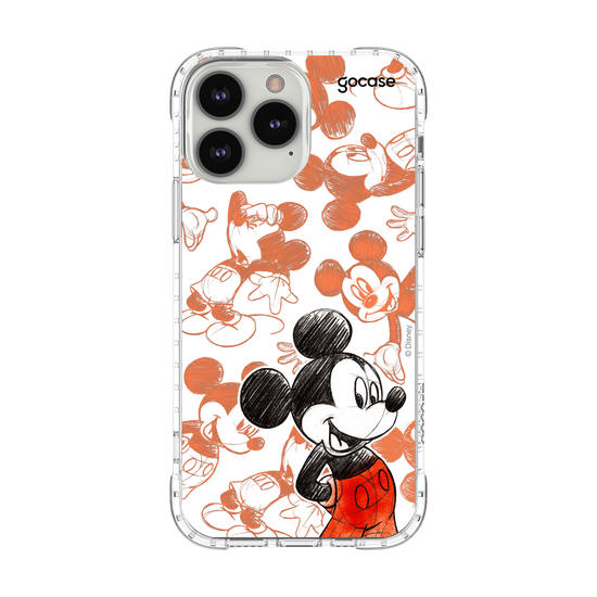 Capinha para celular Mickey & Amigos - Mickey Sketch Pattern