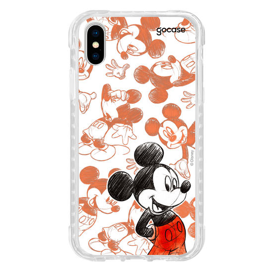 Capinha para celular Mickey & Amigos - Mickey Sketch Pattern