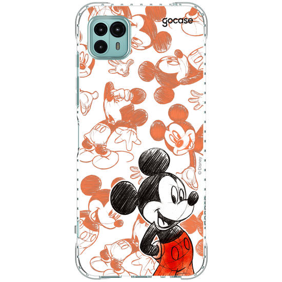 Capinha para celular Mickey & Amigos - Mickey Sketch Pattern