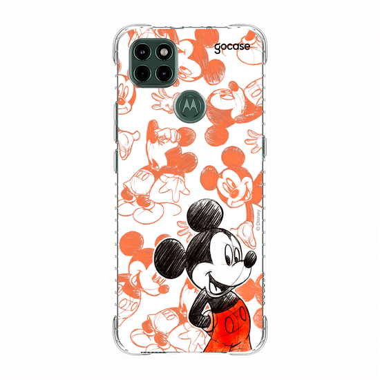 Capinha para celular Mickey & Amigos - Mickey Sketch Pattern