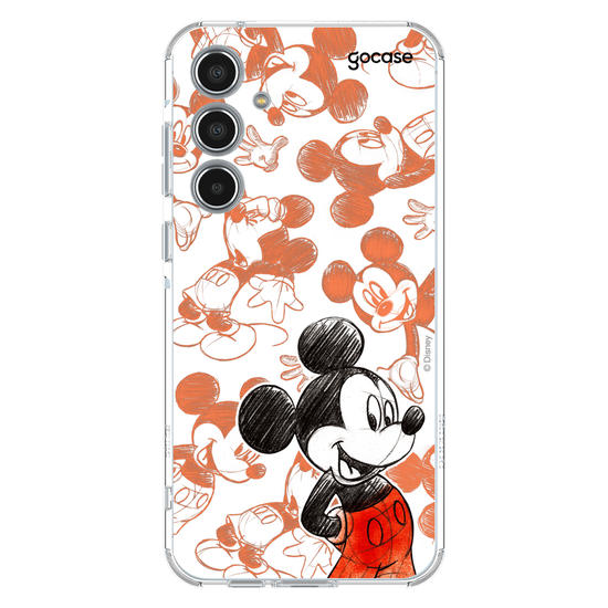 Capinha para celular Mickey & Amigos - Mickey Sketch Pattern