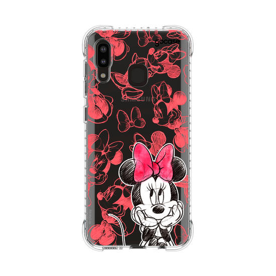 Capinha para celular Mickey & Amigos - Minnie Sketch Pattern