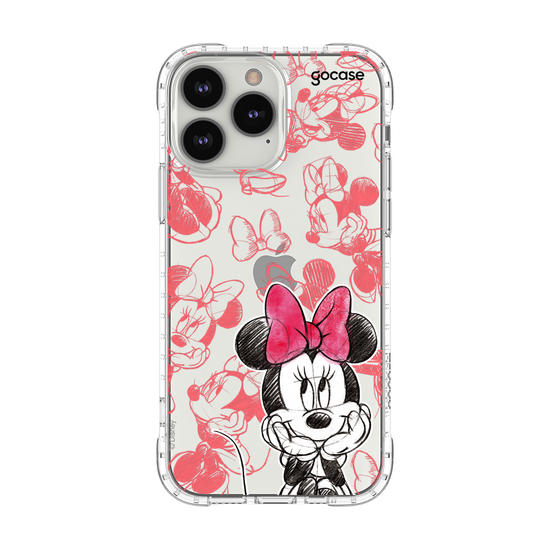 Capinha para celular Mickey & Amigos - Minnie Sketch Pattern