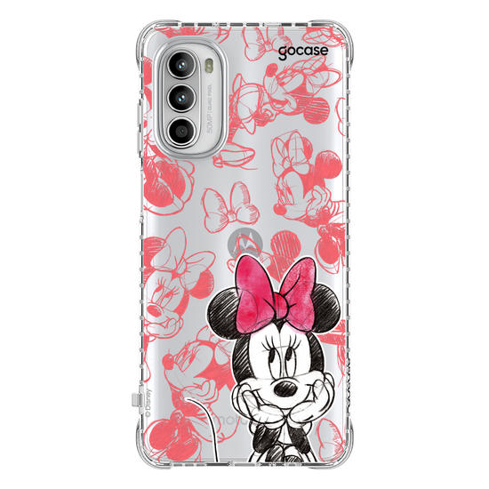 Capinha para celular Mickey & Amigos - Minnie Sketch Pattern
