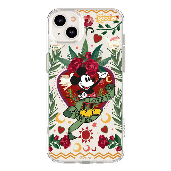 Capinha para celular Mickey & Amigos - Love Is Power