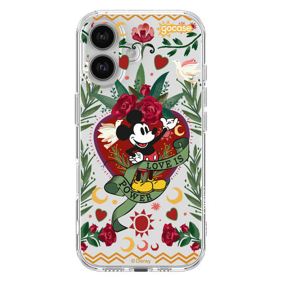 Capinha para celular Mickey & Amigos - Love Is Power