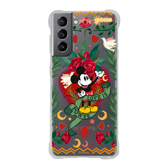 Capinha para celular Mickey & Amigos - Love Is Power