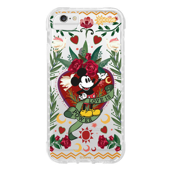 Capinha para celular Mickey & Amigos - Love Is Power