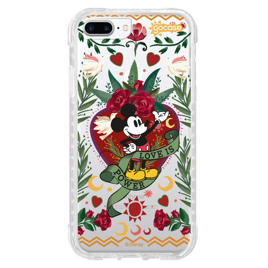Capinha para celular Mickey & Amigos - Love Is Power