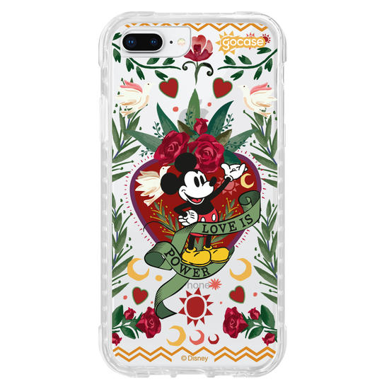 Capinha para celular Mickey & Amigos - Love Is Power