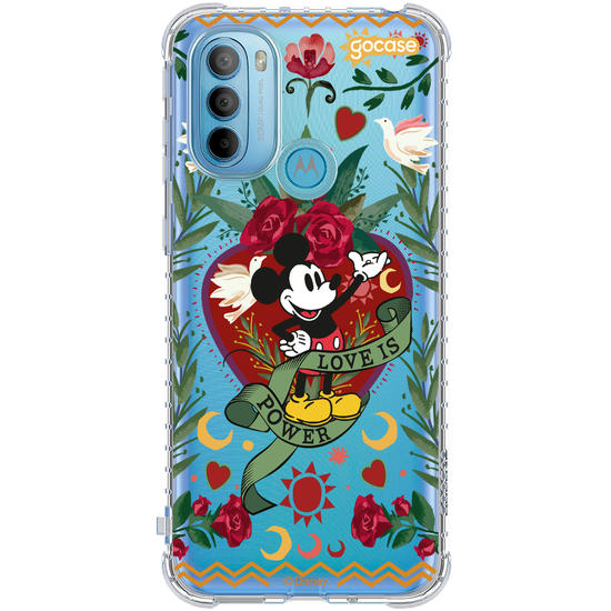 Capinha para celular Mickey & Amigos - Love Is Power