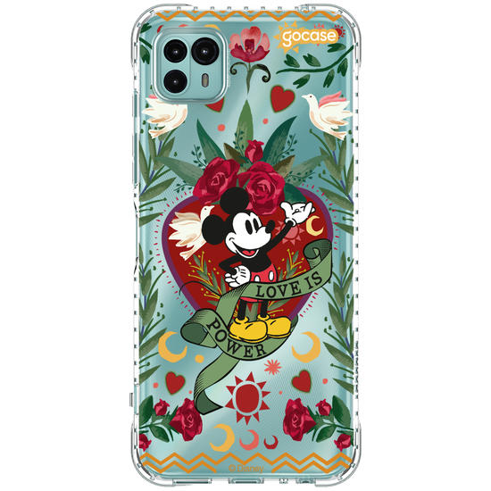 Capinha para celular Mickey & Amigos - Love Is Power