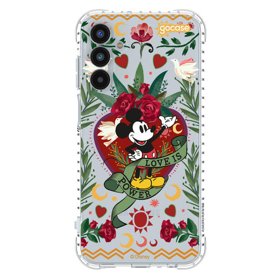 Capinha para celular Mickey & Amigos - Love Is Power