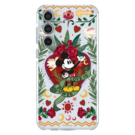 Capinha para celular Mickey & Amigos - Love Is Power