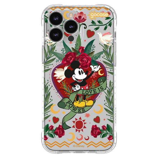 Capinha para celular Mickey & Amigos - Love Is Power