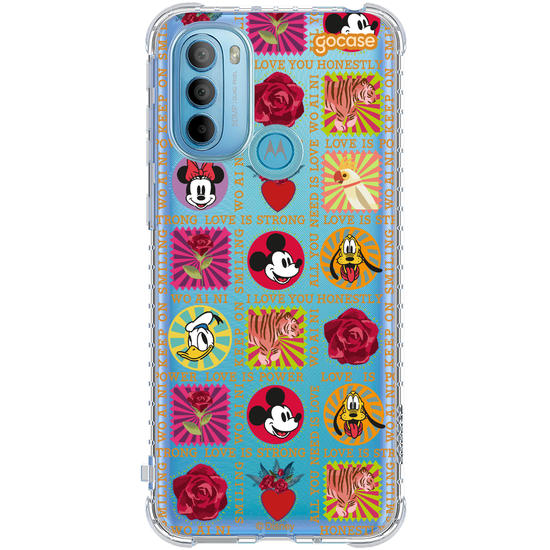 Capinha para celular Mickey & Amigos - Tropical Pattern