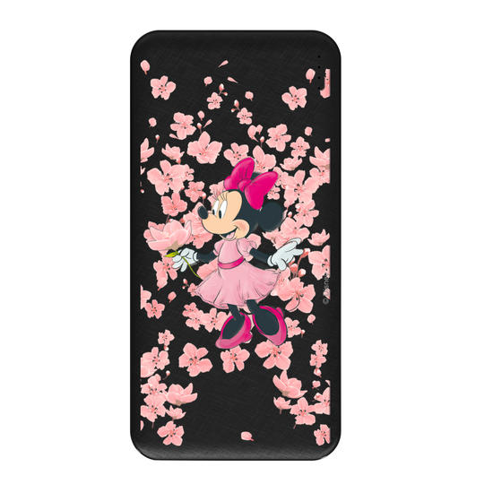 Carregador Portátil Fast Charge -  Mickey & Amigos - Mickey & Minnie - Minnie Jardim Vertical