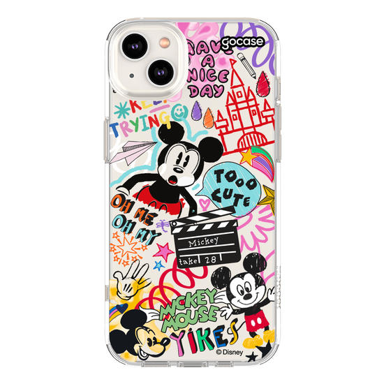 Capinha para celular Mickey & Amigos - Mundo Rabiscado
