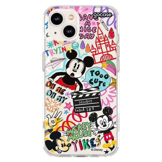 Capinha para celular Mickey & Amigos - Mundo Rabiscado