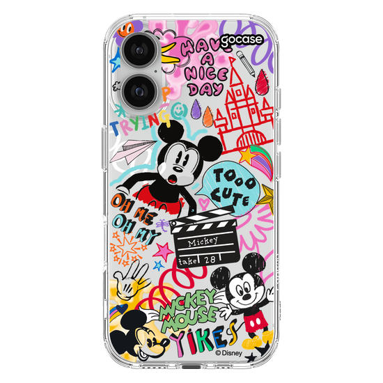 Capinha para celular Mickey & Amigos - Mundo Rabiscado