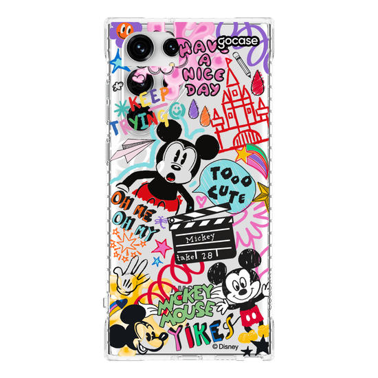 Capinha para celular Mickey & Amigos - Mundo Rabiscado