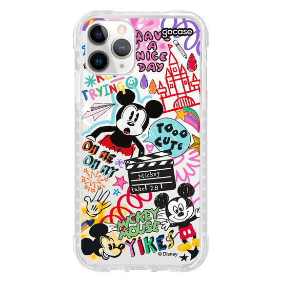 Capinha para celular Mickey & Amigos - Mundo Rabiscado