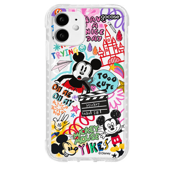 Capinha para celular Mickey & Amigos - Mundo Rabiscado