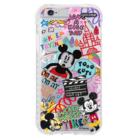 Capinha para celular Mickey & Amigos - Mundo Rabiscado