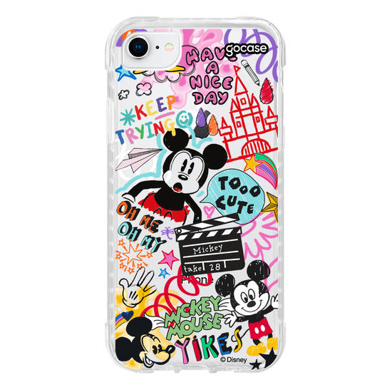 Capinha para celular Mickey & Amigos - Mundo Rabiscado