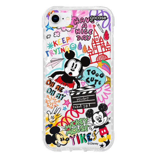 Capinha para celular Mickey & Amigos - Mundo Rabiscado