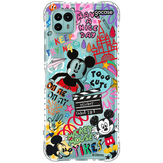 Capinha para celular Mickey & Amigos - Mundo Rabiscado