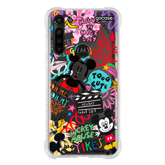 Capinha para celular Mickey & Amigos - Mundo Rabiscado