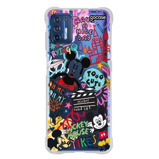 Capinha para celular Mickey & Amigos - Mundo Rabiscado
