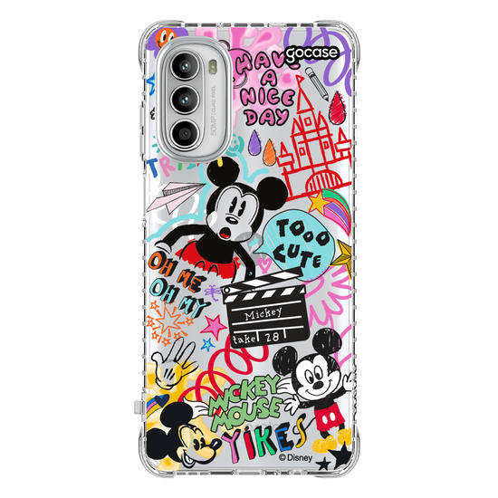 Capinha para celular Mickey & Amigos - Mundo Rabiscado