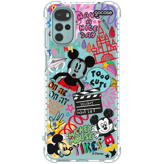 Capinha para celular Mickey & Amigos - Mundo Rabiscado