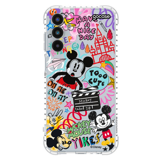 Capinha para celular Mickey & Amigos - Mundo Rabiscado