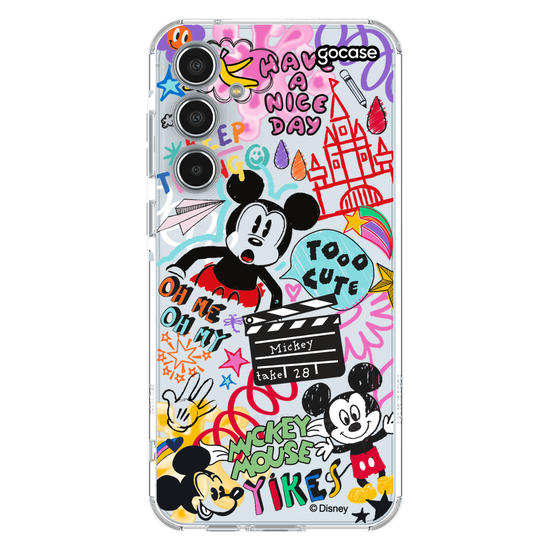 Capinha para celular Mickey & Amigos - Mundo Rabiscado