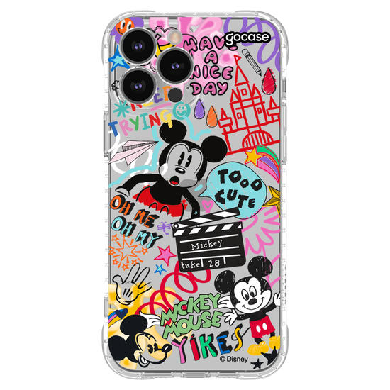 Capinha para celular Mickey & Amigos - Mundo Rabiscado