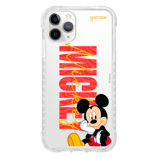 Capinha para celular Mickey & Amigos - Mickey Big Name