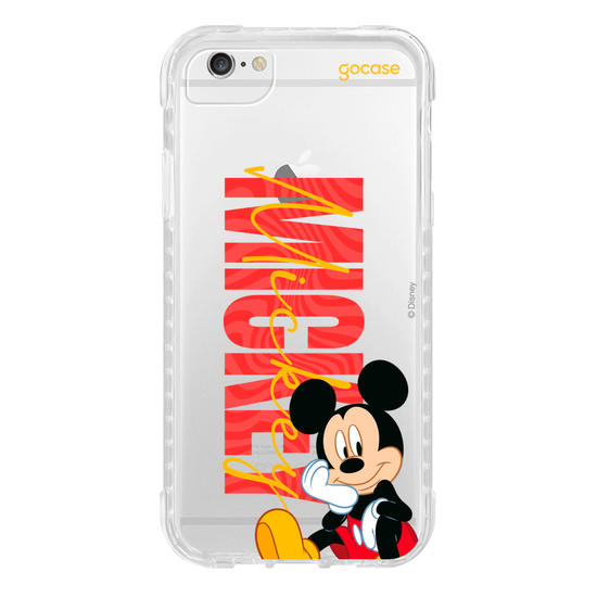 Capinha para celular Mickey & Amigos - Mickey Big Name