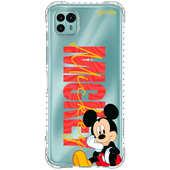 Capinha para celular Mickey & Amigos - Mickey Big Name