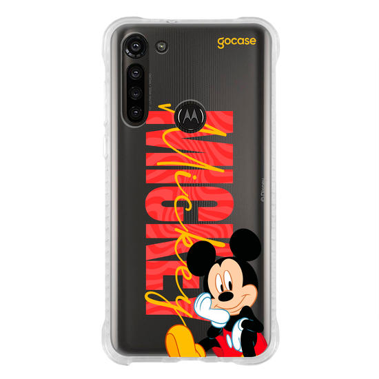 Capinha para celular Mickey & Amigos - Mickey Big Name