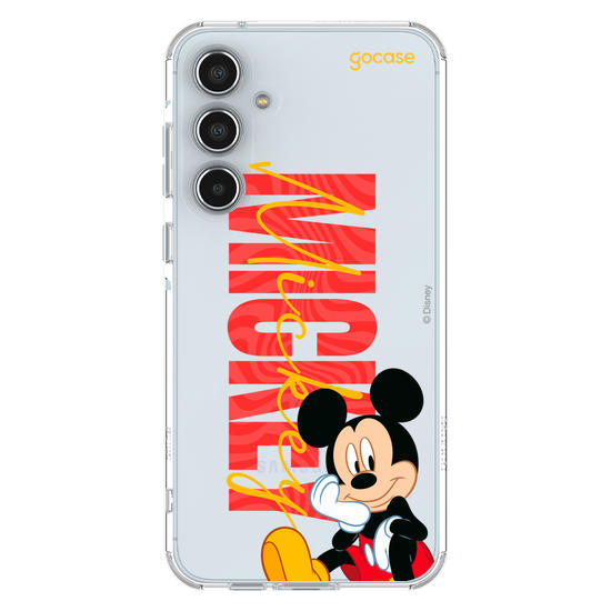 Capinha para celular Mickey & Amigos - Mickey Big Name