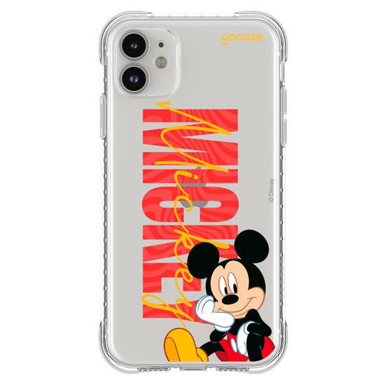 Capinha para celular Mickey & Amigos - Mickey Big Name